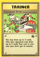 Computer Error (Rocket's Secret Machine) - 16 - Promo Pokemon League (May 2000)